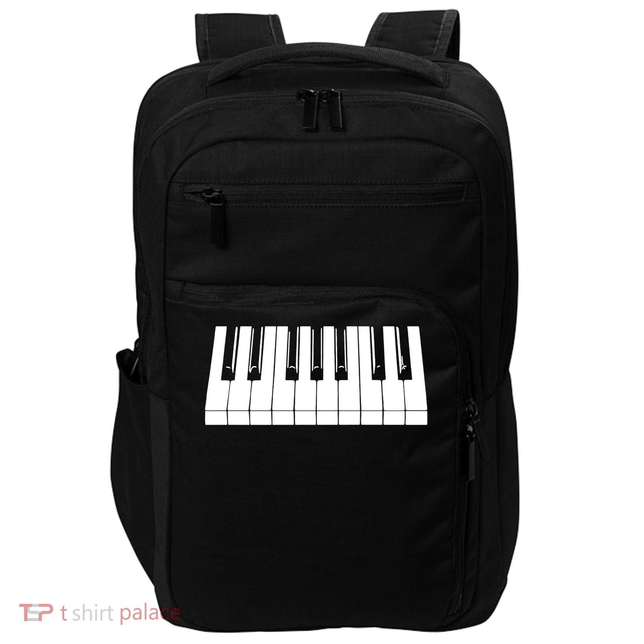 Piano Lover Gift Piano Keys Cool Keyboard Tee Keytar Beethoven Impact Tech Backpack