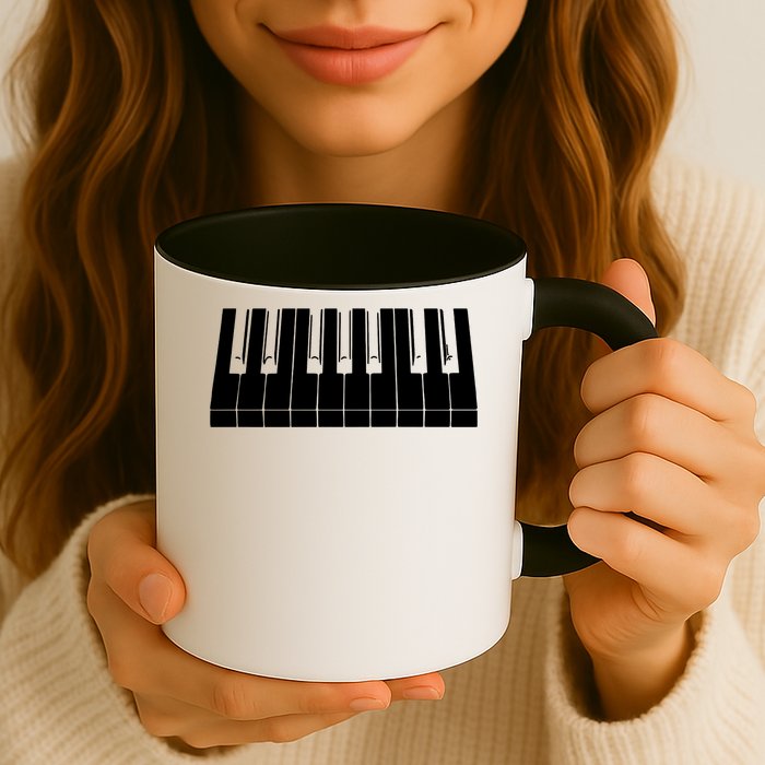 Piano Lover Gift Piano Keys Cool Keyboard Tee Keytar Beethoven Mug