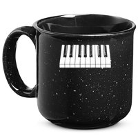 Piano Lover Gift Piano Keys Cool Keyboard Tee Keytar Beethoven 15oz Campfire Ceramic Mug