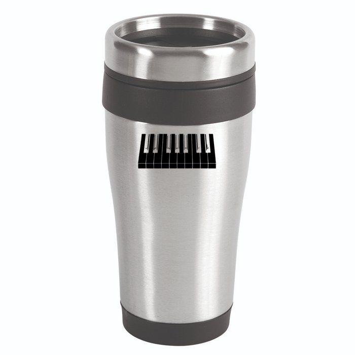 Piano Lover Gift Piano Keys Cool Keyboard Tee Keytar Beethoven 16oz Travel Tumbler