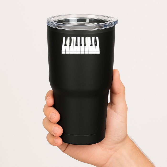Piano Lover Gift Piano Keys Cool Keyboard Tee Keytar Beethoven Tumbler