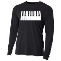 Piano Lover Gift Piano Keys Cool Keyboard Tee Keytar Beethoven Cooling Performance Long Sleeve Crew