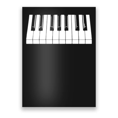 Piano Lover Gift Piano Keys Cool Keyboard Tee Keytar Beethoven Poster