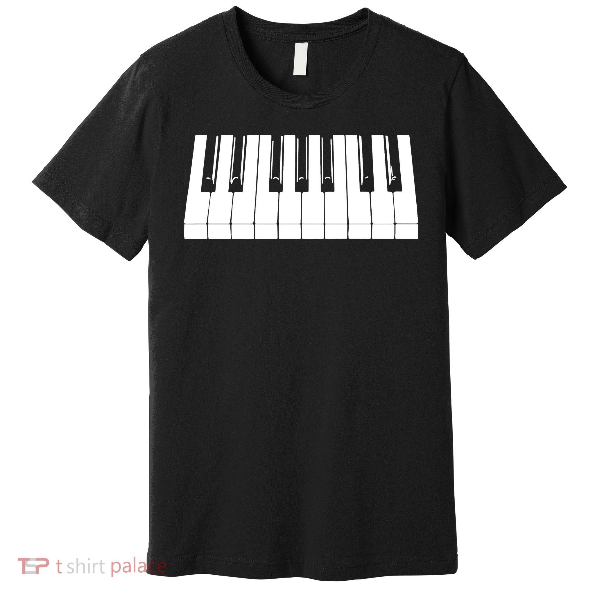 Piano Lover Gift Piano Keys Cool Keyboard Tee Keytar Beethoven Premium T-Shirt