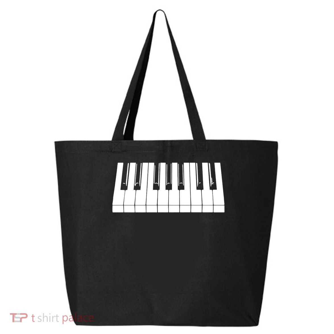 Piano Lover Gift Piano Keys Cool Keyboard Tee Keytar Beethoven 25L Jumbo Tote