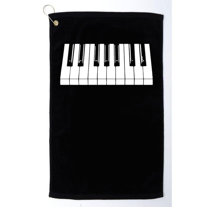 Piano Lover Gift Piano Keys Cool Keyboard Tee Keytar Beethoven Golf Towel