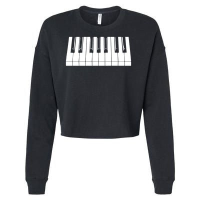 Piano Lover Gift Piano Keys Cool Keyboard Tee Keytar Beethoven Cropped Pullover Crew