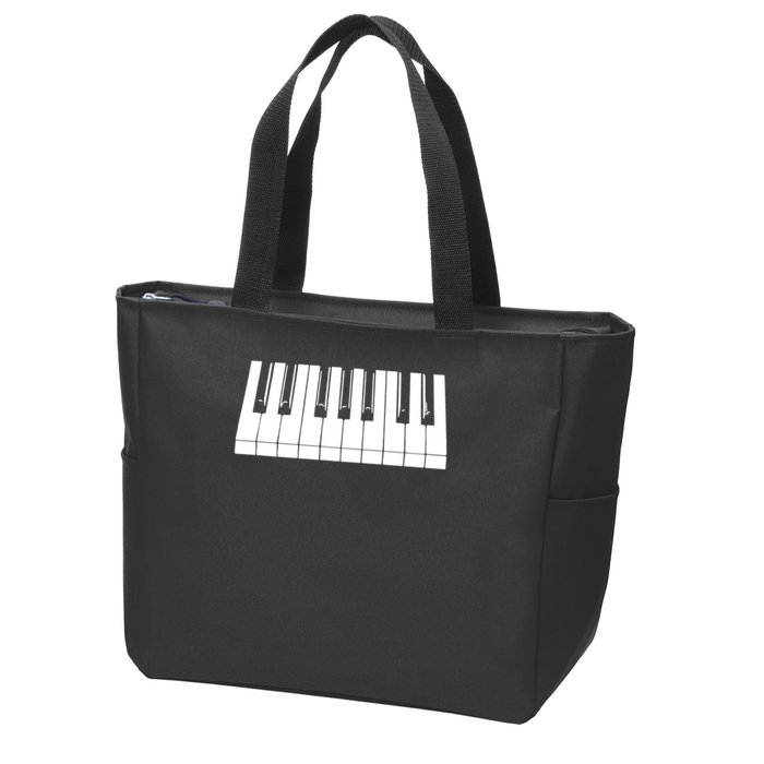 Piano Lover Gift Piano Keys Cool Keyboard Tee Keytar Beethoven Zip Tote Bag