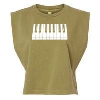 Piano Lover Gift Piano Keys Cool Keyboard Tee Keytar Beethoven Garment-Dyed Women's Muscle Tee