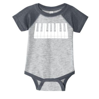 Piano Lover Gift Piano Keys Cool Keyboard Tee Keytar Beethoven Infant Baby Jersey Bodysuit