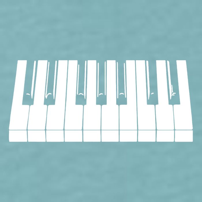 Piano Lover Gift Piano Keys Cool Keyboard Tee Keytar Beethoven Sueded Cloud Jersey T-Shirt