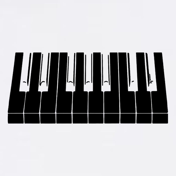 Piano Lover Gift Piano Keys Cool Keyboard Tee Keytar Beethoven Garment-Dyed Sweatshirt