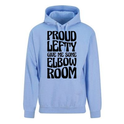 Proud Lefty Give Me Some Elbow Room Gift Unisex Surf Hoodie