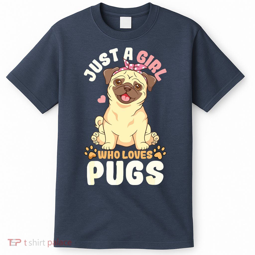 Pug Love Girl T-Shirt
