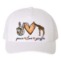 Peace Love Giraffes Gifts Peace Hand Sign Heart Yupoong Adult 5-Panel Trucker Hat