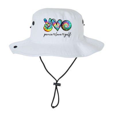 Peace Love Golf Tie Dye Cute Golf Lovers Legacy Cool Fit Booney Bucket Hat