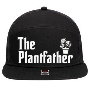 Plant Lover Gardener Monstera Succulent 7 Panel Mesh Trucker Snapback Hat