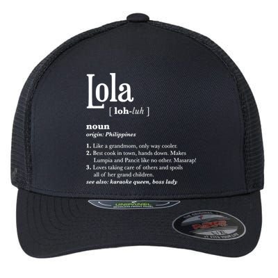 Philippines Lola Gift Pinoy Flexfit Unipanel Trucker Cap