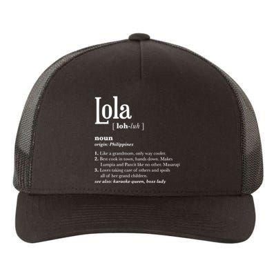 Philippines Lola Gift Pinoy Yupoong Adult 5-Panel Trucker Hat