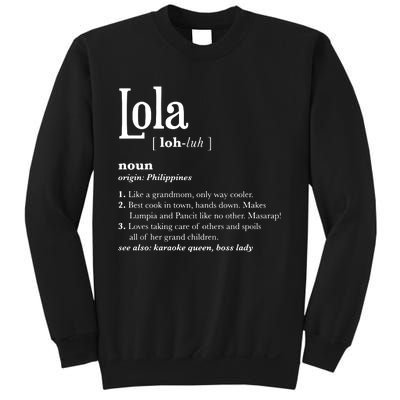 Philippines Lola Gift Pinoy Sweatshirt