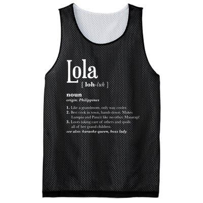 Philippines Lola Gift Pinoy Mesh Reversible Basketball Jersey Tank