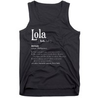 Philippines Lola Gift Pinoy Tank Top