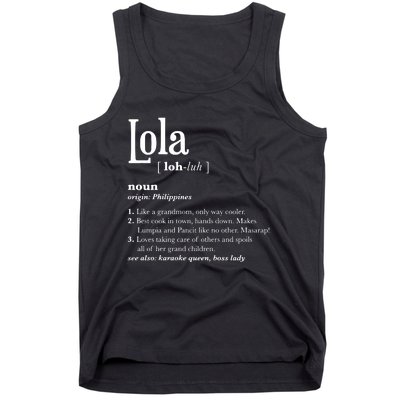 Philippines Lola Gift Pinoy Tank Top