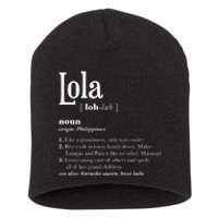 Philippines Lola Gift Pinoy Short Acrylic Beanie