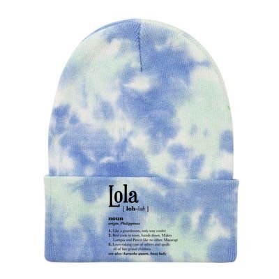 Philippines Lola Gift Pinoy Tie Dye 12in Knit Beanie