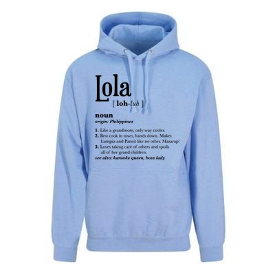 Philippines Lola Gift Pinoy Unisex Surf Hoodie