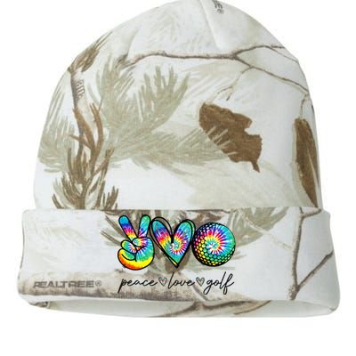 Peace Love Golf Tie Dye Cute Golf Lovers Kati Licensed 12" Camo Beanie