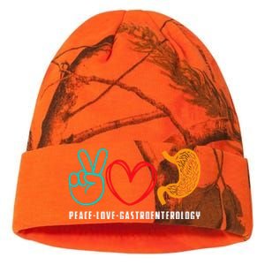 Peace Love Gastroenterology Gastroenterologist Kati Licensed 12" Camo Beanie