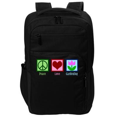 Peace Love Gardening Impact Tech Backpack