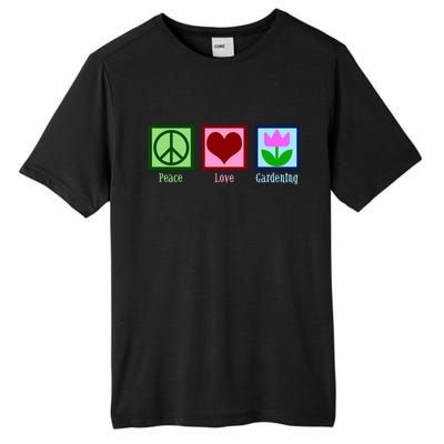 Peace Love Gardening Tall Fusion ChromaSoft Performance T-Shirt