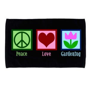 Peace Love Gardening Microfiber Hand Towel