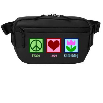 Peace Love Gardening Crossbody Pack