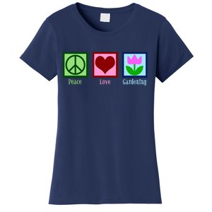 Peace Love Gardening Women's T-Shirt