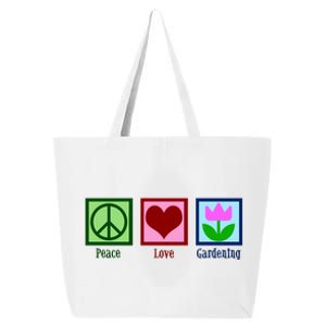 Peace Love Gardening 25L Jumbo Tote