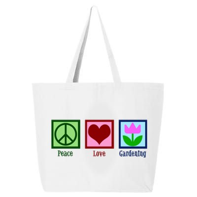 Peace Love Gardening 25L Jumbo Tote