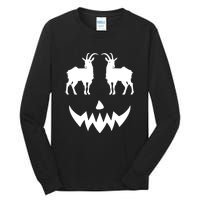 Pumpkin Lamancha Goat Halloween Tall Long Sleeve T-Shirt