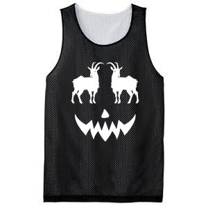 Pumpkin Lamancha Goat Halloween Mesh Reversible Basketball Jersey Tank