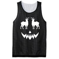 Pumpkin Lamancha Goat Halloween Mesh Reversible Basketball Jersey Tank