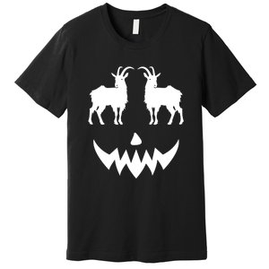 Pumpkin Lamancha Goat Halloween Premium T-Shirt