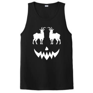 Pumpkin Lamancha Goat Halloween PosiCharge Competitor Tank