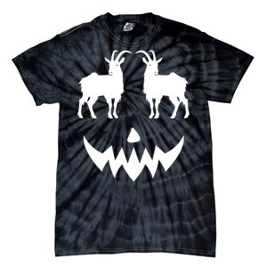 Pumpkin Lamancha Goat Halloween Tie-Dye T-Shirt