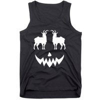 Pumpkin Lamancha Goat Halloween Tank Top