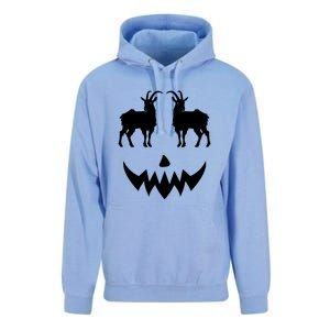 Pumpkin Lamancha Goat Halloween Unisex Surf Hoodie