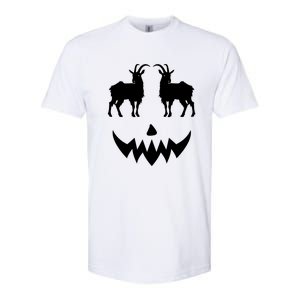 Pumpkin Lamancha Goat Halloween Softstyle CVC T-Shirt