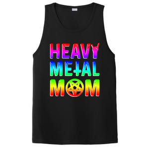 Pride Lgbt Gift Lesbian Bisexual Rainbow Metal Mom Gift PosiCharge Competitor Tank