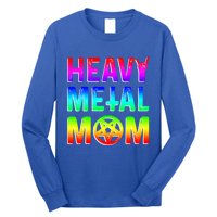 Pride Lgbt Gift Lesbian Bisexual Rainbow Metal Mom Gift Long Sleeve Shirt